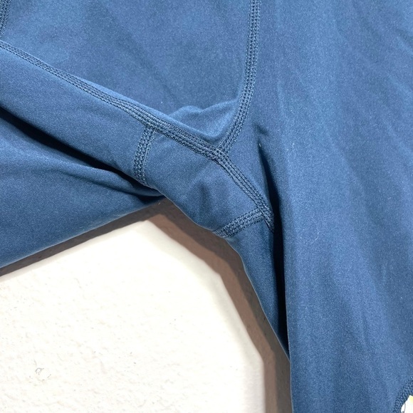 Sweaty Betty Teal Floral Print Crop Leggings M K268 - Picture 5 of 10